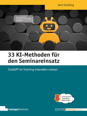 cover image of 33 KI-Methoden für den Seminareinsatz